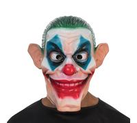 Chaks - Clown Mask Made of Foam, Horror Mask, Full Mask, Costume Accessories for Halloween, Carnival and Theme Party