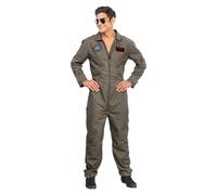 Chaks - Fighter Jet Pilot Costume, Jumpsuit, Pilot Suit, Uniform for Carnival, Theme Party