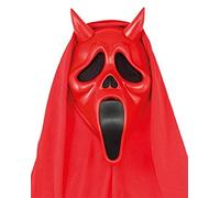 Chaks FW93333D Red Ghost Face Devil Mask with Hood