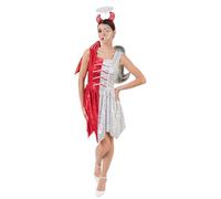Chaks H4291S Engel und Teufel Kleid Angel and Devil Dress, Multicoloured, S