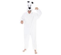 Chaks - Idefix costume, dog of Asterix and Obelix, onesie with hood, fancy dress for carnival and comic con