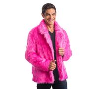 Chaks Men's Jacke Jacket, Pink, L