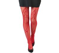 Chaks - Motif Tights for Women, Stockings with Pattern in One Size, Costume Accessories for Halloween and Carnival