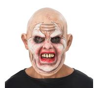 Chaks - Psycho Latex Mask for Adults, Horror Face Mask, Killer, Costume Accessories for Halloween and Carnival