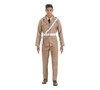 Chaks - Saint Tropez Police Officer Costume for Men, 4 Piece Set