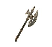 Chaks Viking Axe 15 x 43.5 cm Gold - Costume Accessory - Cosplay for Halloween - Theme(s):