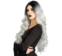 Chaks - Women's Shadow Grey Glam Witch Wig - Costume Accessory - Cosplay for - Theme(s):