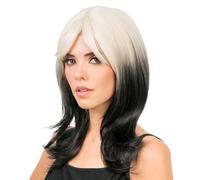Chaks - Women's wig 48 cm, long hair wig with fringe