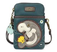 CHALA Crossbody Cell Phone Purse-Women Canvas Multicolor Handbag with Adjustable Strap - Manatee - turquoise, Manatee - Turquoise, One Size, Cellphone Crossbody