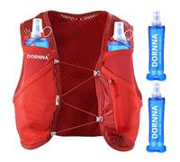 Chaleco Hidratación Trail Running (Red, XL)
