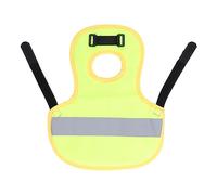 Chaleco reflectante para pollo, ropa de pollo intercambiable, chaleco ligero y cálido con arnés para aves de corral para gallinas, patos y gansos (Fluorescent Green)