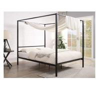 Chalfont Black Four Poster Metal Bed Frame King Size 5Ft