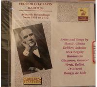 Chaliapin - Feodor Chaliapin Rarities-Acoustic Recordings From 1901 To 1912