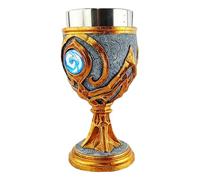 Chalice Cup - Renaissance Style Drinking Vessel, Ornate Stainless Design for Party Display, Fantasy-Themed Celebration Prop, Table Ornament for Feast, Holiday Toasting, Special