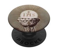 Chalice Host IHS Monogram Holy Communion Eucharist PopSockets Adhesive PopGrip
