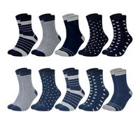 Chalier Cozy 10 Pairs Women's Socks with Multi Stripe Dot and Heart Patterns, Colorful Classic Ladies Socks Perfect Gifts for Women. One Size (Mixed color 3)