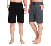 Chalier Cozy Men's Pyjama Shorts 2 Pack Modal Breathable Bottoms XL