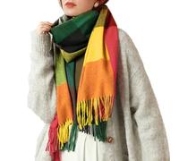 Chalier Fashion Ladies Scarf for Women UK Christmas Gifts for Women Soft Warm Winter Scarves Secret Santa Gifts Checked Long Blanket Shawl Xmas Stocking Fillers and Birthday Gifts for Her Mum Girls