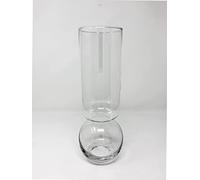 Chalily Flower Vase - Glass Bulb Vase, Tall | Great for Amaryllis Paperwhites and Hyacinth | Stunning Custom Glass | NO Messy Soil | Hydroponic Glassware | Self Watering Container | 1 - Count