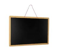 Chalk Board Mini Blackboard， Wooden Magnetic Hanging Double Sided Chalkboard Whiteboard Message Board Black 30x20x2cm