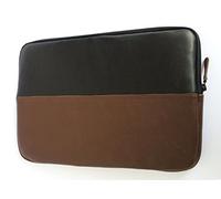 Chalk Factory Basics Genuine Leather Sleeve/Cover for Acer Aspire V3 V3-574G-54VY 15.6-inch Laptop #BKBR