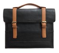 Chalk Factory Black Genuine Leather Sleeve Cum Bag for 2016 Newest HP Envy 15.6" Touchscreen i5-5200U 6GB 1TB SilverLaptop