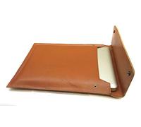 Chalk Factory Genuine Leather Sleeve/Slipcase for HP Envy x360 15-W101TX 15.6-inch Laptop #OR (TAN)