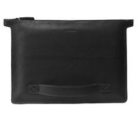 Chalk Factory Minimalistic Genuine Leather Sleeve for Lenovo ThinkPad X1 Carbon 20A80056IG Intel Core Laptop #ZPD (Black)