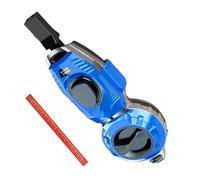 Chalk Line - Achieve Accuracy Mark Straight Layouts, Automatic Self-Winding Reel, 15m Long Life Retractable Cord Marker, High- ABS Construction For Roofing Drywall Install