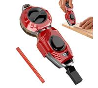 Chalk Line Tool - 16.5x6.1x4cm Precision Marker, ABS Material Quick Retractable Automatic Line Tool, Chalk Lines Level with 15m Ink Fountain | Carpenter Layout Tools for Wood Roofing Drywall Field