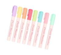Chalk Marker Pen Set Colorful 3mm Fine Nib 8 Colors, Easy-to-Erase Chalk Pens for Chalkboard Window Glass Mirror, Fluent Writing Without Jams, for Kids Adults Teachers