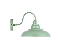 Chalk Mint Green Reclaimed Style Wall Light - Portland - Soho Lighting