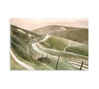 Chalk Paths by Eric Ravilious Poster Bedroom Canvas Decor Print Wall Art Office Room Aesthetic Decor Gift 20x30inch(50x75cm)