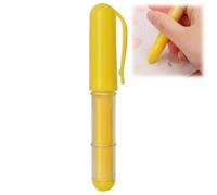 Chalk Pencil for Fabric Marking,Sewing Pencil for Fabric,Tailors Chalk Penci/l,Erasable Pen,Fabri/c Markers for Sewing,Mark Pencils for Sewin/g,Water Solubility Tailor Chal/k Penci/l,Chal/k Pen,Yellow
