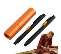 Chalk Pencils for Sewing | 2pcs Tailor Fabric Marker Invisible & Erasable Wax Crayons with Refills | Ideal Cotton, Garments, Knitwear, Furniture, Dressmaking & DIY Tailoring Projects at Home