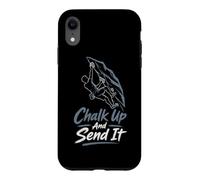 Chalk Up And Send It Rock Climbing Case for iPhone XR