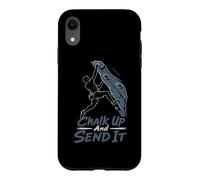 Chalk Up And Send It Rock Climbing Case for iPhone XR