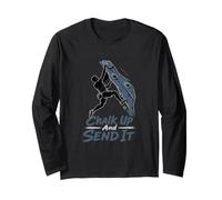 Chalk Up and Send It Rock Climbing Long Sleeve T-Shirt