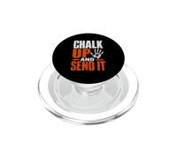Chalk Up And Send It Rock Climbing PopSockets PopGrip for MagSafe