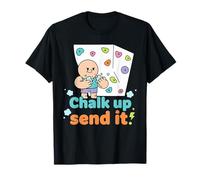Chalk Up Send It Rock Climbing Bouldering Fun T-Shirt