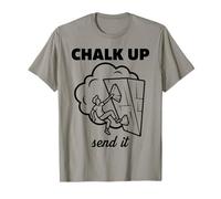Chalk Up Send It Rock Climbing Fun T-Shirt