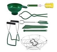 Chalkalon Canning Tool Set - 430 Stainless Steel Canning Essentials Boxed Set, 6 Piece Canning Supplies Starter Kit, Jam Making Equipment,Canning Essentials Boxed Set for Normal Wide Neck Bottles