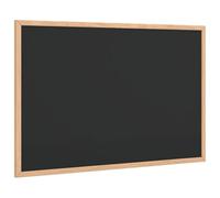Chalkboard with Solid Pine Wood Frame Black 60 x 40 cm Versatile Memo Board for Office, School, Home Office, Wall Mounting, Organization, Planning and Presentation