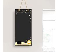 Chalkboards UK CHB155 Honey Bees Tall Thin Chalkboard with Rope/Tray and Chalk, Wood, Black, 60 x 26.5 x 1 cm