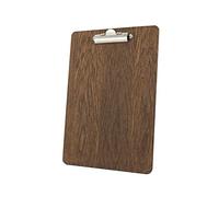 Chalkboards UK Clipboard, Wood, Dark Oak, 240 mm x 340 mm