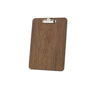 Chalkboards UK Clipboard, Wood, Dark Oak, A5, 240 x 175 mm