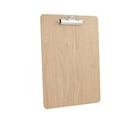 Chalkboards UK Clipboard, Wood, Natural, 24 x 34 x 2 cm