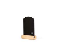 Chalkboards UK Mini A7 Table Top Chalkboard, Wood, Black, 75 x 115 cm (Pack of 5)