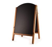Chalkboards UK Quality Reversible A Frame Blackboard/Chalkboard, Wood, Black, A1, 102 x 73 x 5 cm
