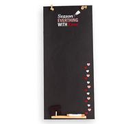 Chalkboards UK Season Everything Tall Thin Blackboard/Memo Kitchen Black Board with Rope, Tray and Chalk. Booths Design Range, Wood, 60 x 26.5 x 1 cm